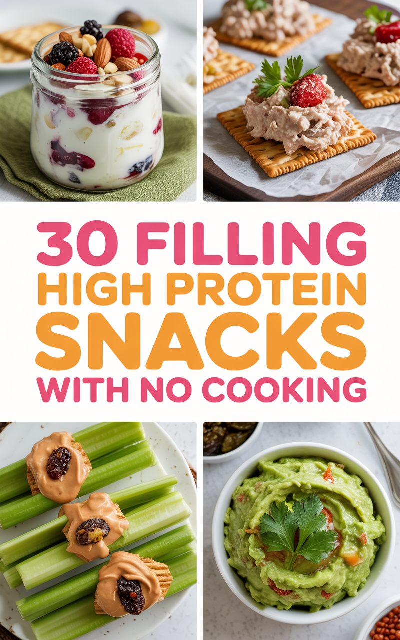 No-Cook Meal Prep Snacks: Healthy, Long-Lasting Grab & Go Ideas